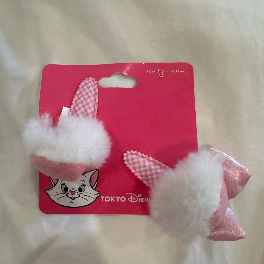 🆕 Tokyo Disney: Marie Cat Ear Hairclips (Aristocat / Cat Halloween Costume Idea)